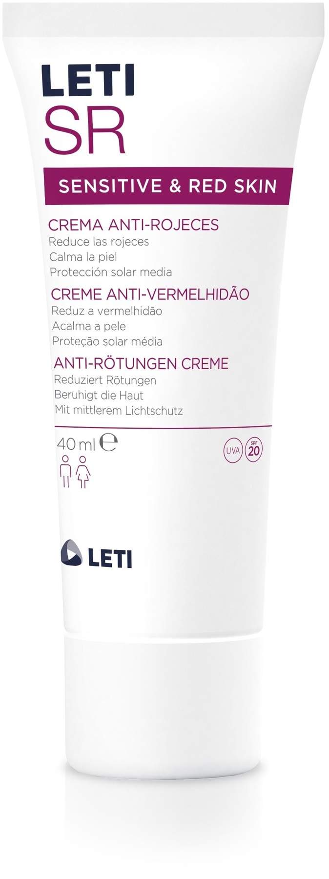 LETI SR Anti Rötungen SPF 20 40 ml Gesichtscreme