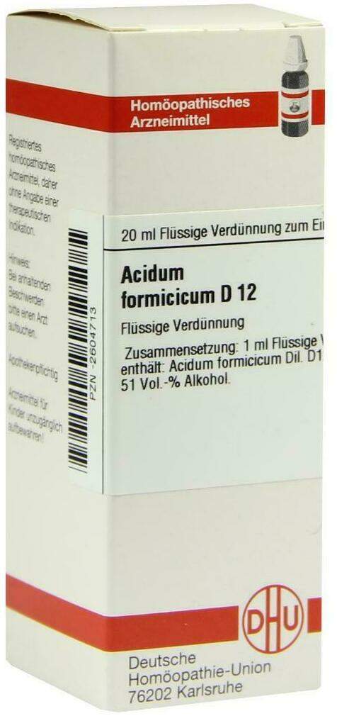 Dhu Acidum Formicicum D12 20 ml Dilution