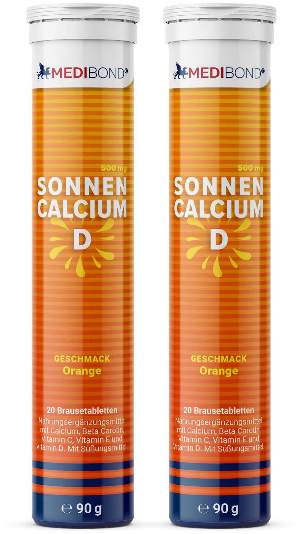 Sonnencalcium D Medibond Brausetabletten 2 x 20 Stück