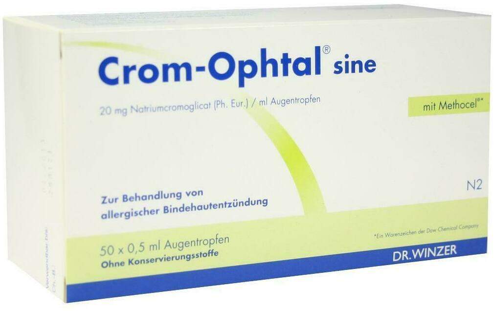 Crom-Ophtal Sine Augentropfen 50 X 0,5 ml