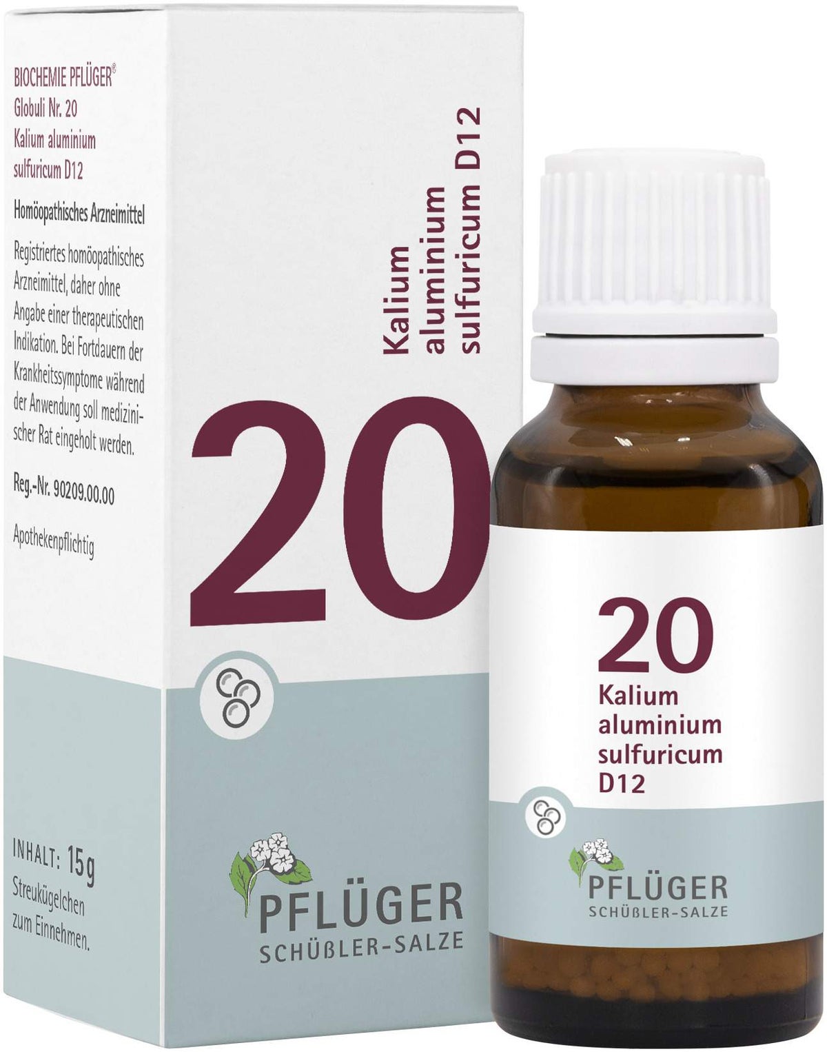 Biochemie Pflüger Nr. 20 Kalium Aluminium Sulfuricum D12 15 G...