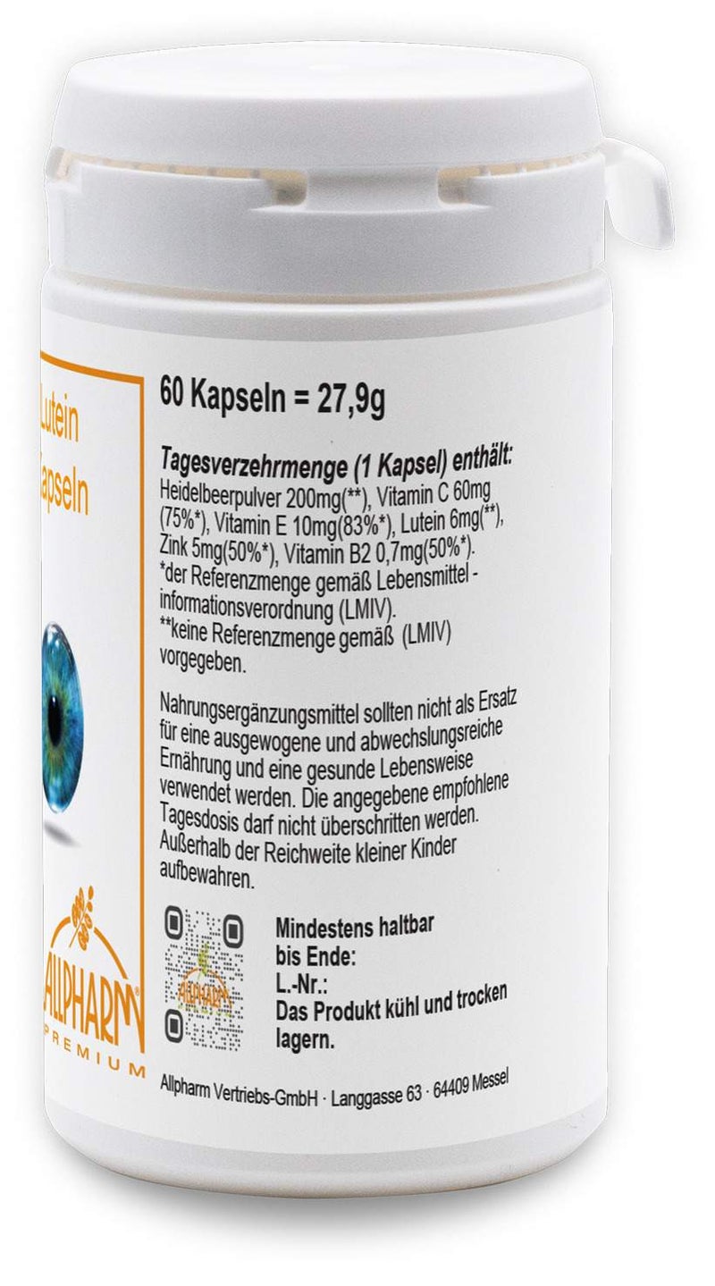 Lutein Kapseln 6 mg