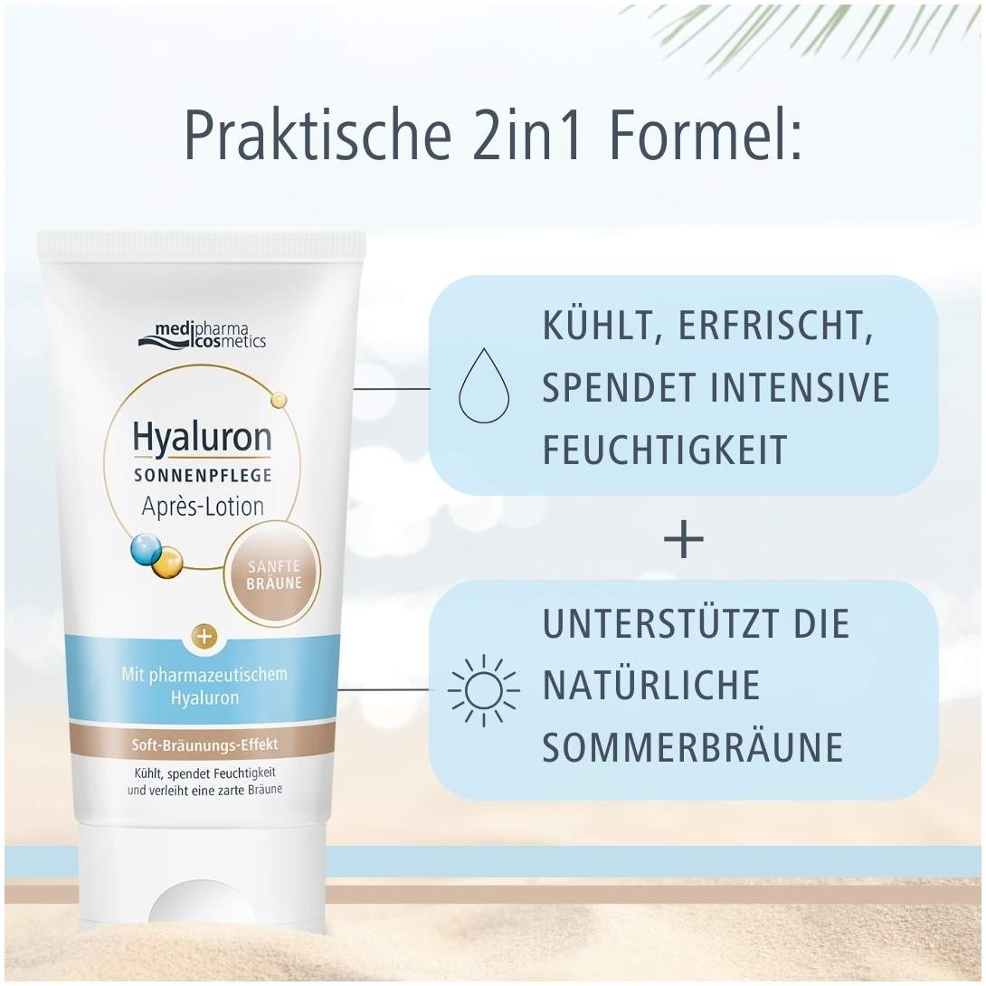 medipharma cosmetics Hyaluron Sonnenpflege Après Lotion sanfte Bräune 150 ml