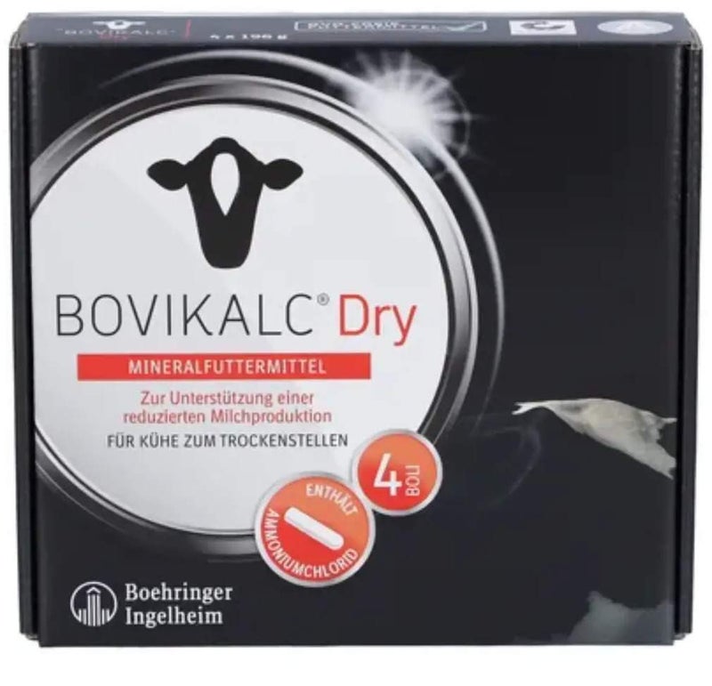Bovikalc Dry Mineralfuttermittel für Kühe 4 x 1 Bolus