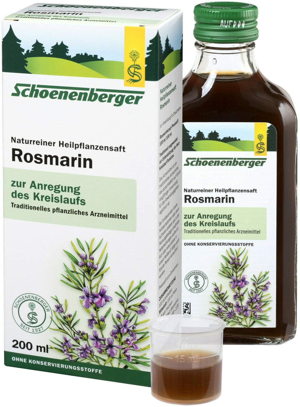Rosmarin Saft Schoenenberger 200 ml