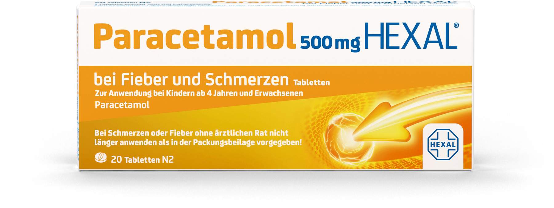 Paracetamol Hexal 500 mg 20 Tabletten