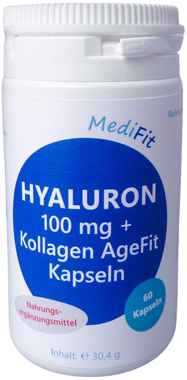 Hyaluron 100 Mg+kollagen Agefit Kapseln Medifit