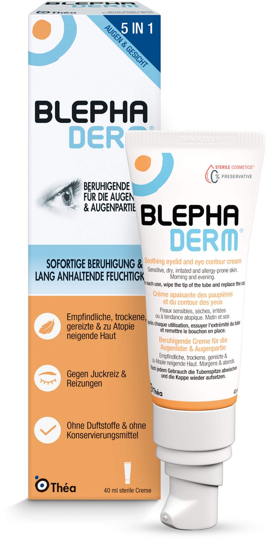 Blephaderm Augencreme Steril 40 ml