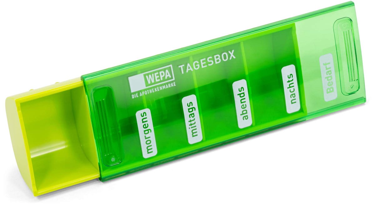 WEPA Tagesbox Farbig Sortiert + UV-Schutz