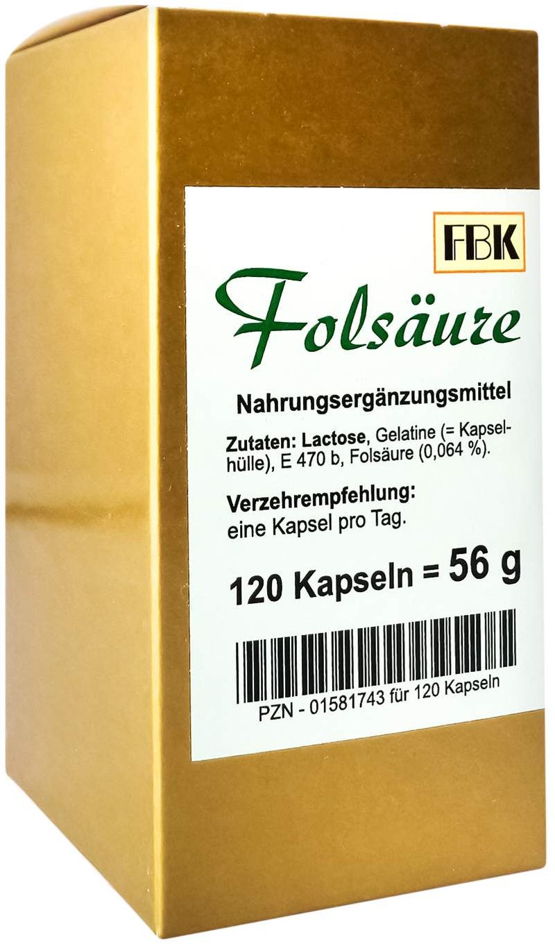 Folsäure Kapseln