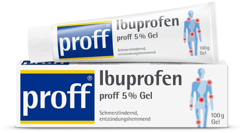Ibuprofen proff 5% Gel 100 g