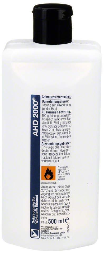 Ahd 2000 500 ml Lösung