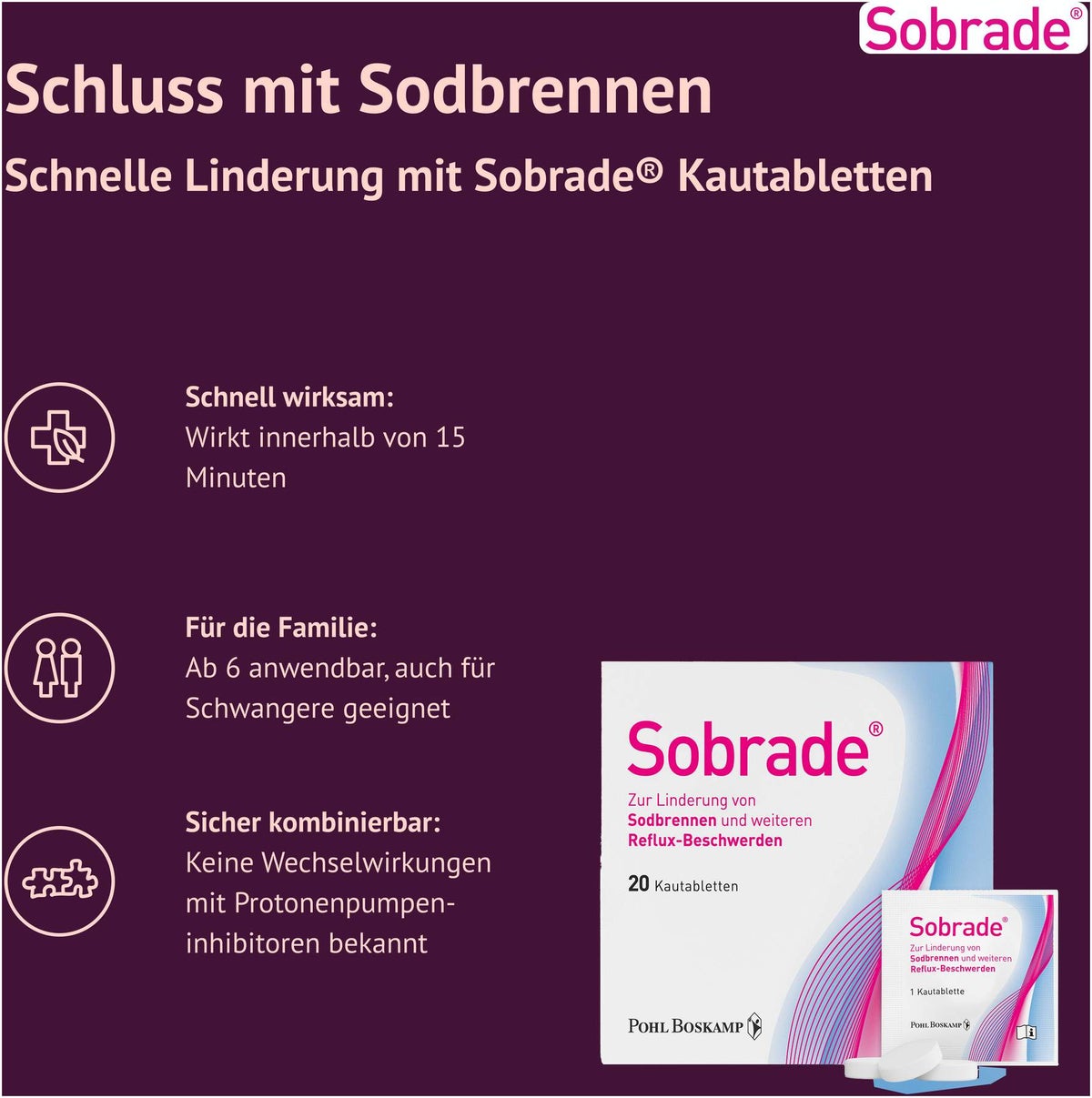 Sobrade 20 Kautabletten