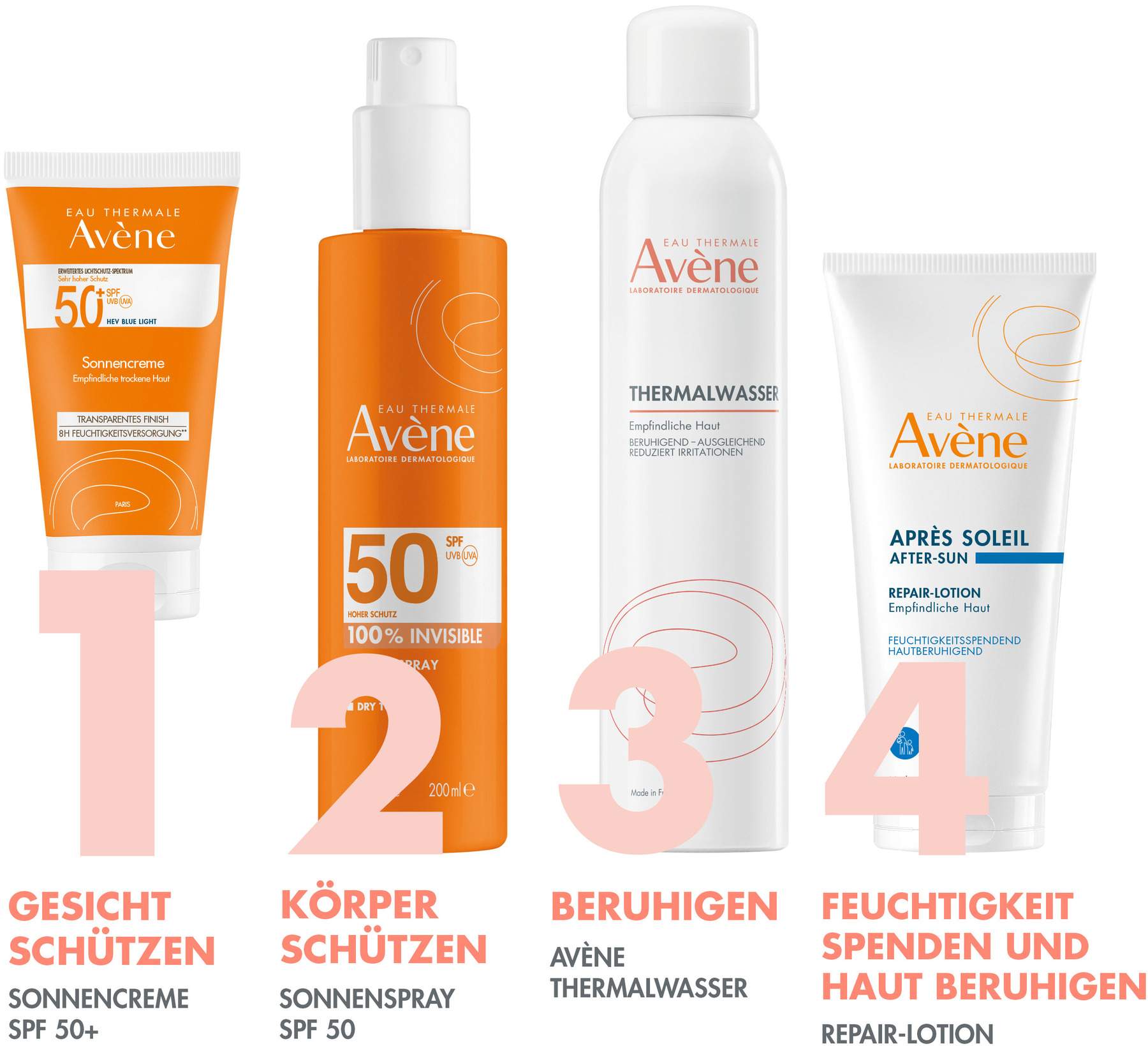 Avene Sonnencreme SPF 50+ mit Duftstoffen 50 ml