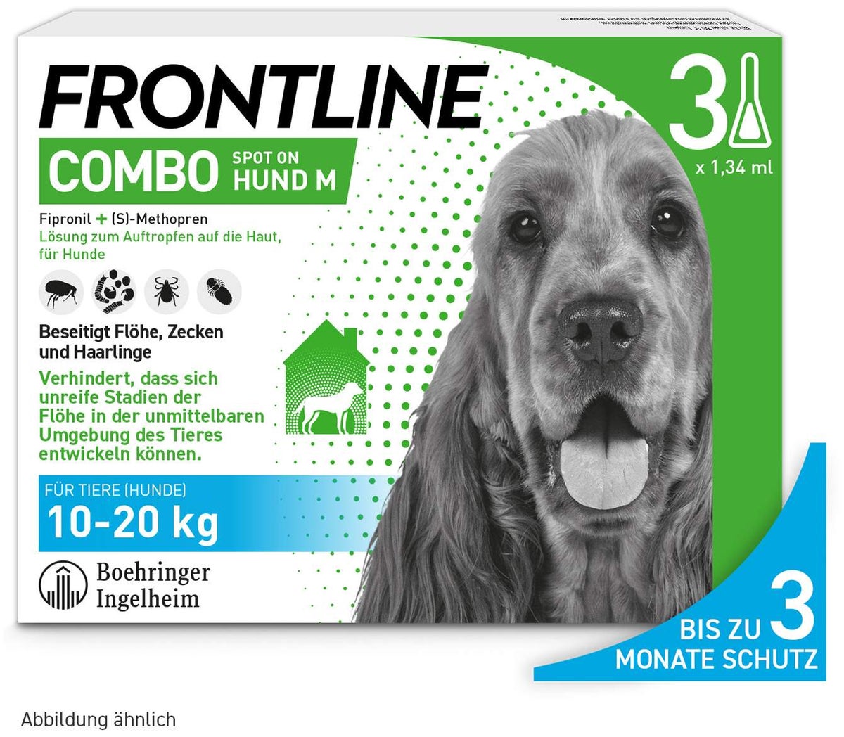 Frontline Combo Spot On Hund M 10-20 kg 3 Pipetten