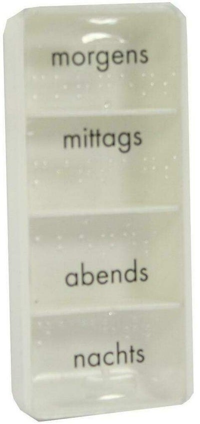 Tablettendose Mit Angabe Morgens, Mittags, Abends, Nachts. Mit...