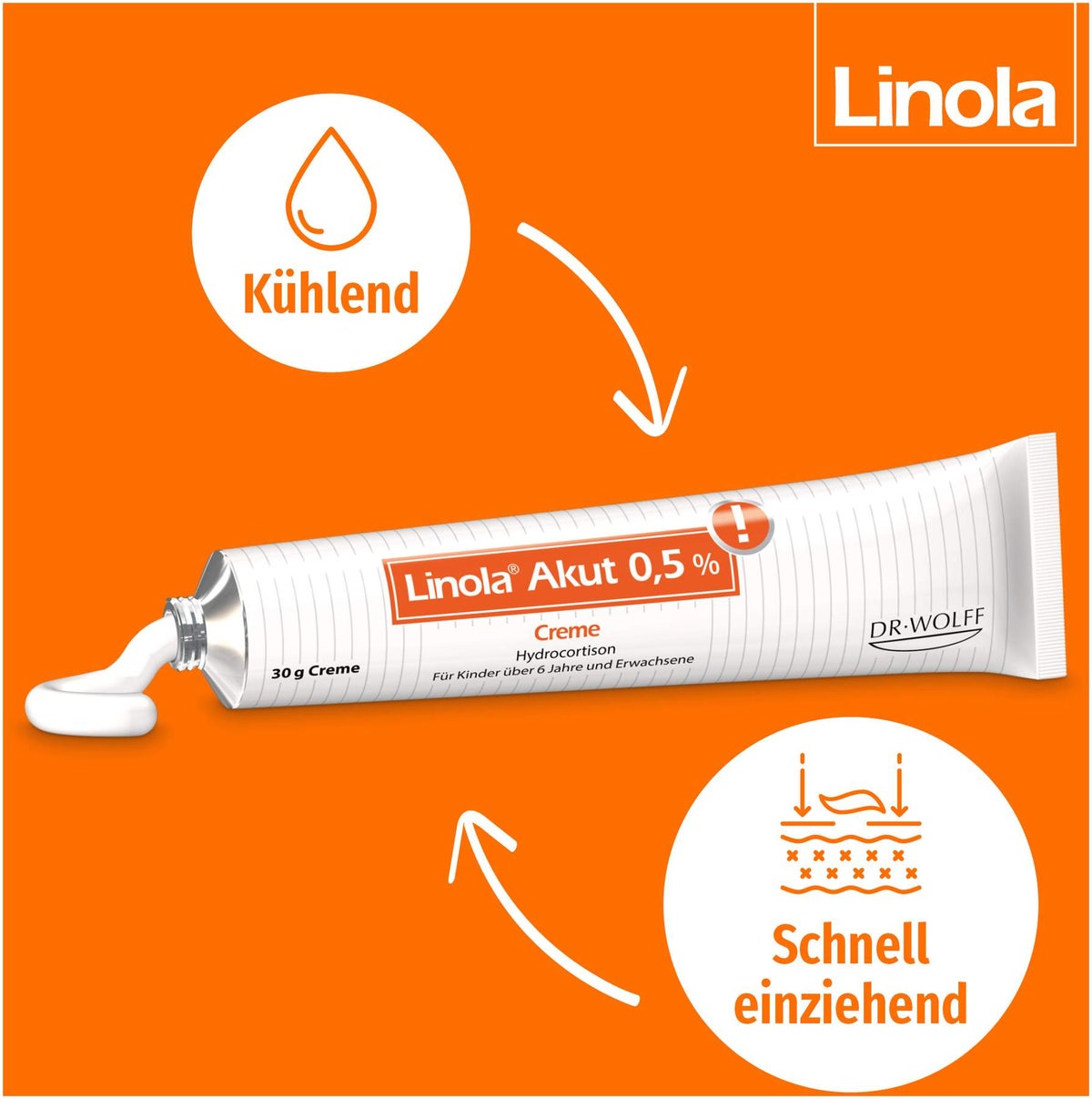 Linola akut 0,5% 30 g Creme