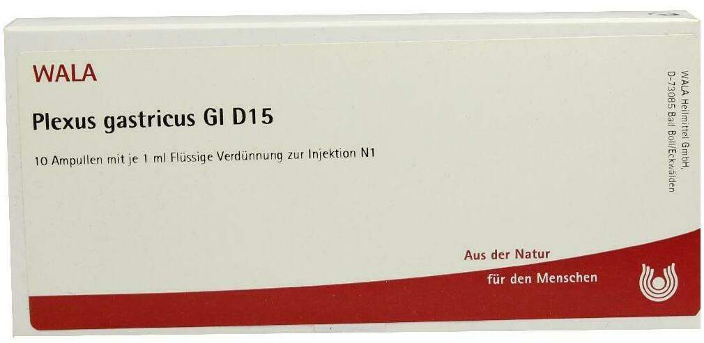 Wala Plexus Gastricus Gl D15 10 X 1 ml Ampullen