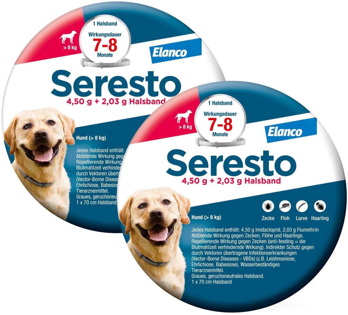 Seresto Halsband für große Hunde 2 x 1 Stück