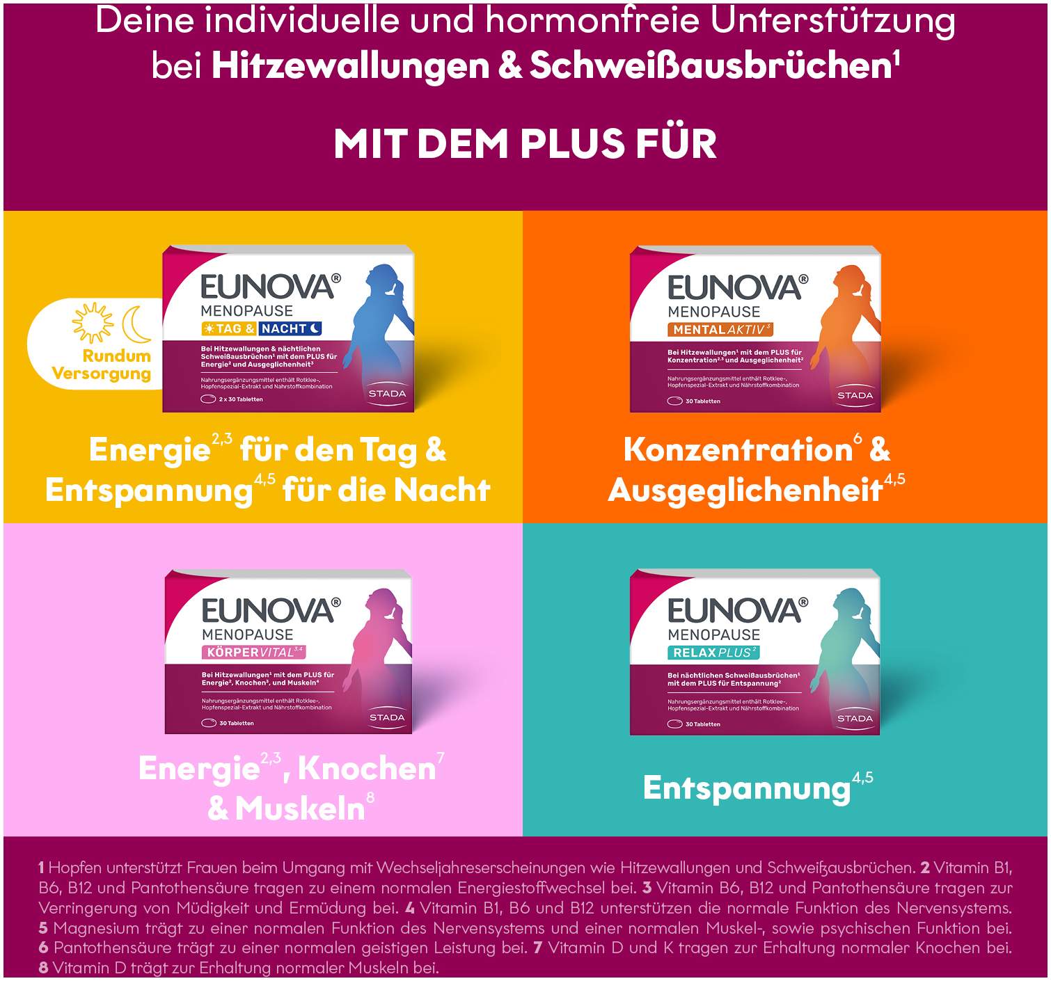 Eunova Menopause Relax Plus 30 Tabletten