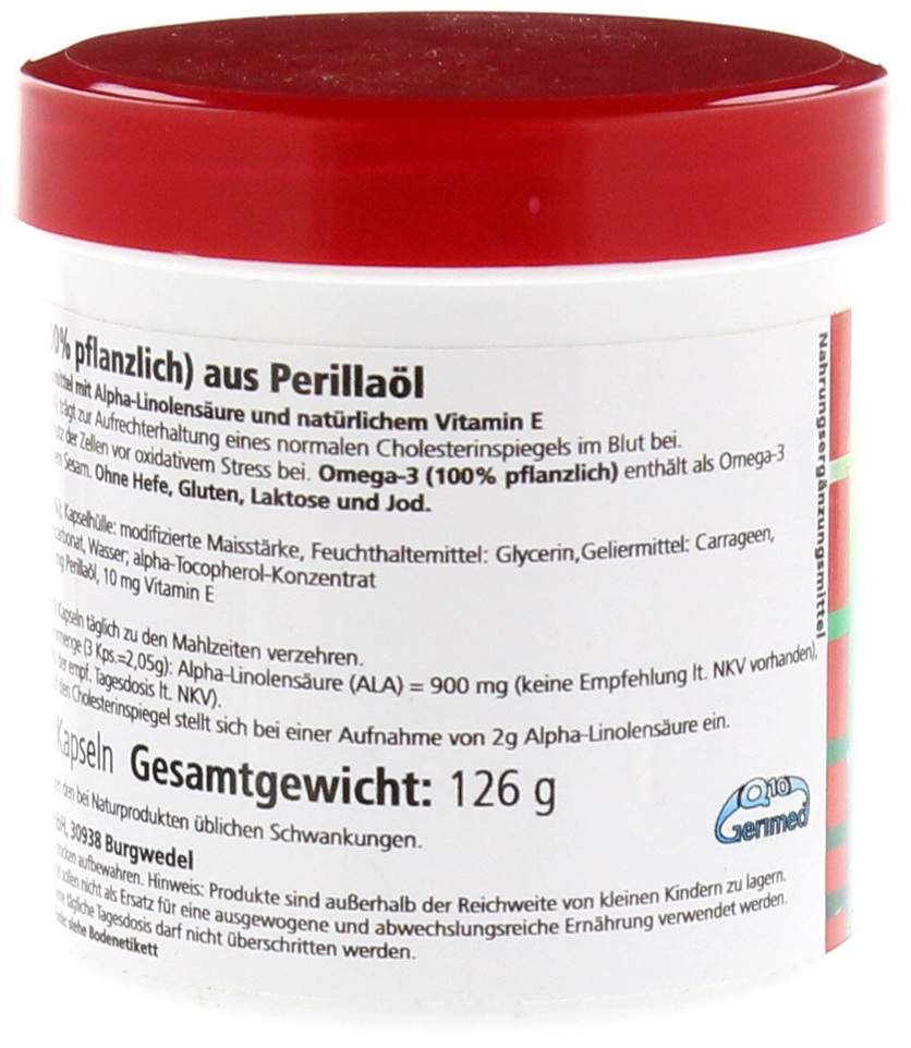 Omega 3 100 % Pflanzlich 180 Kapseln