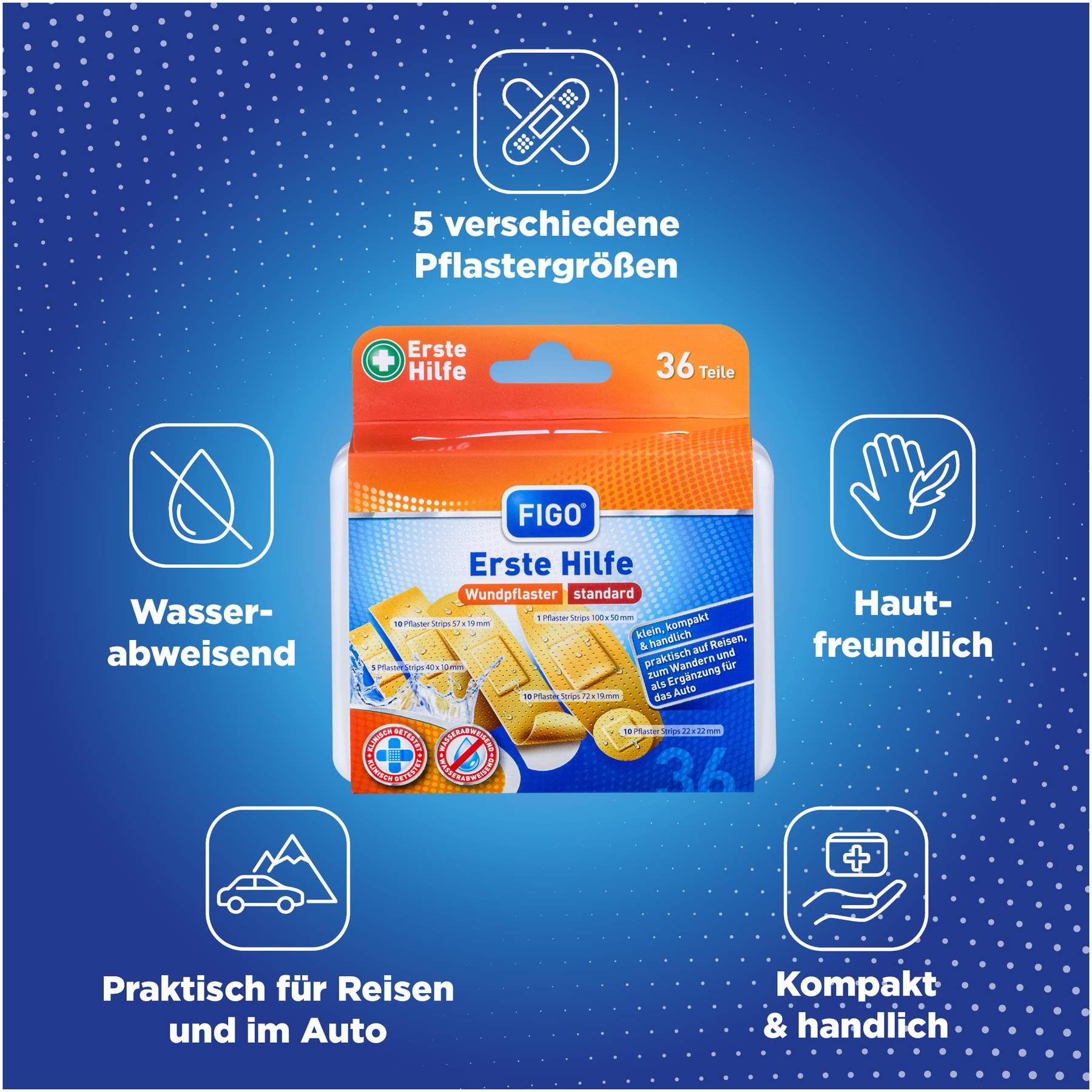 Figo Erste Hilfe 36 Teilig