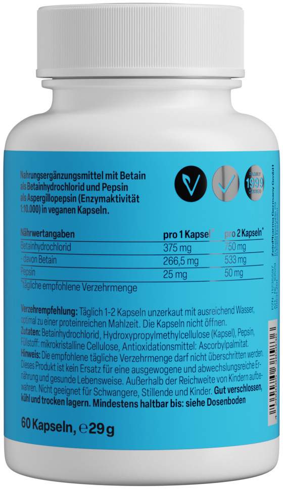 Zeinpharma Gi Balance Light 375 mg 60 Kapseln