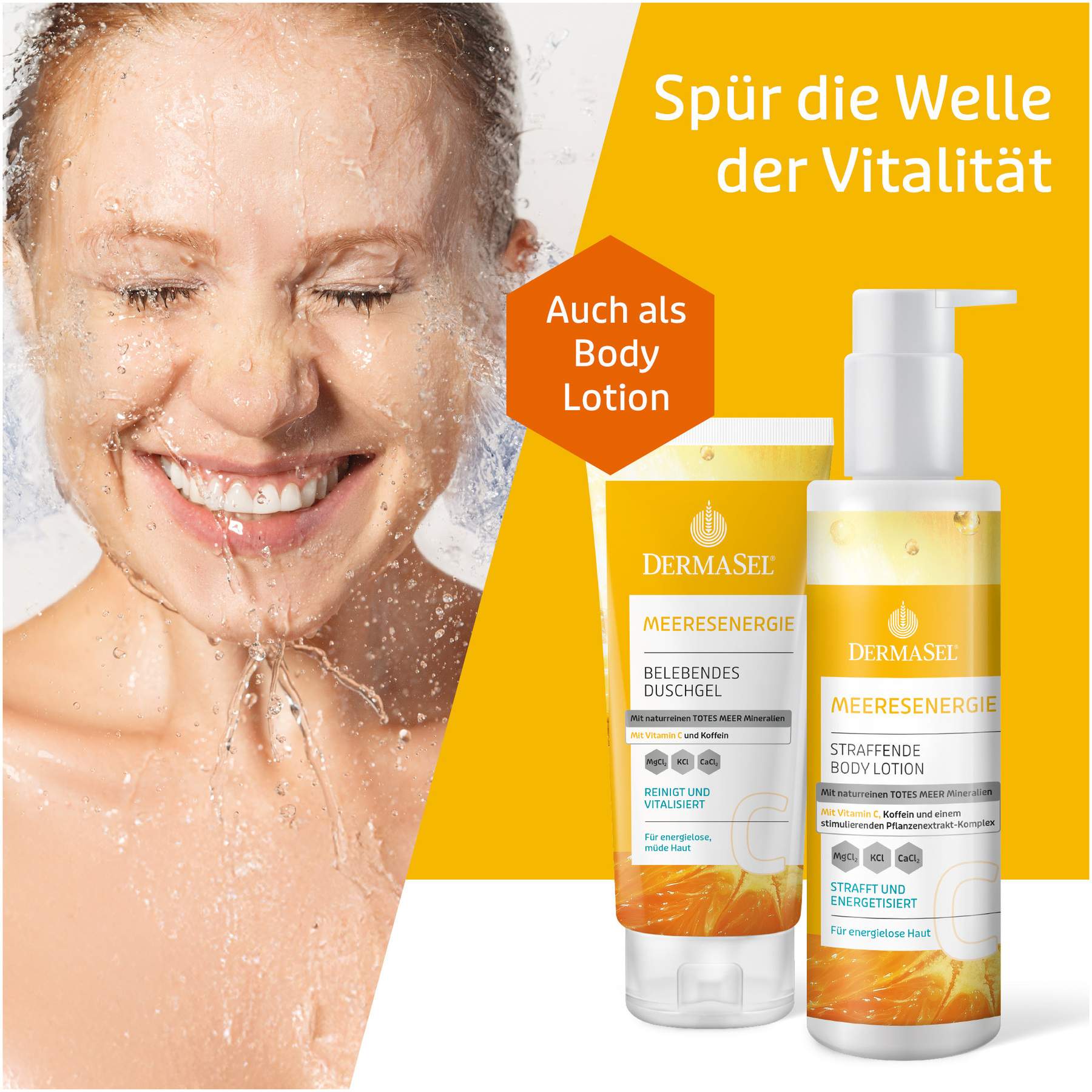 DermaSel Meeresenergie belebendes Duschgel 200 ml