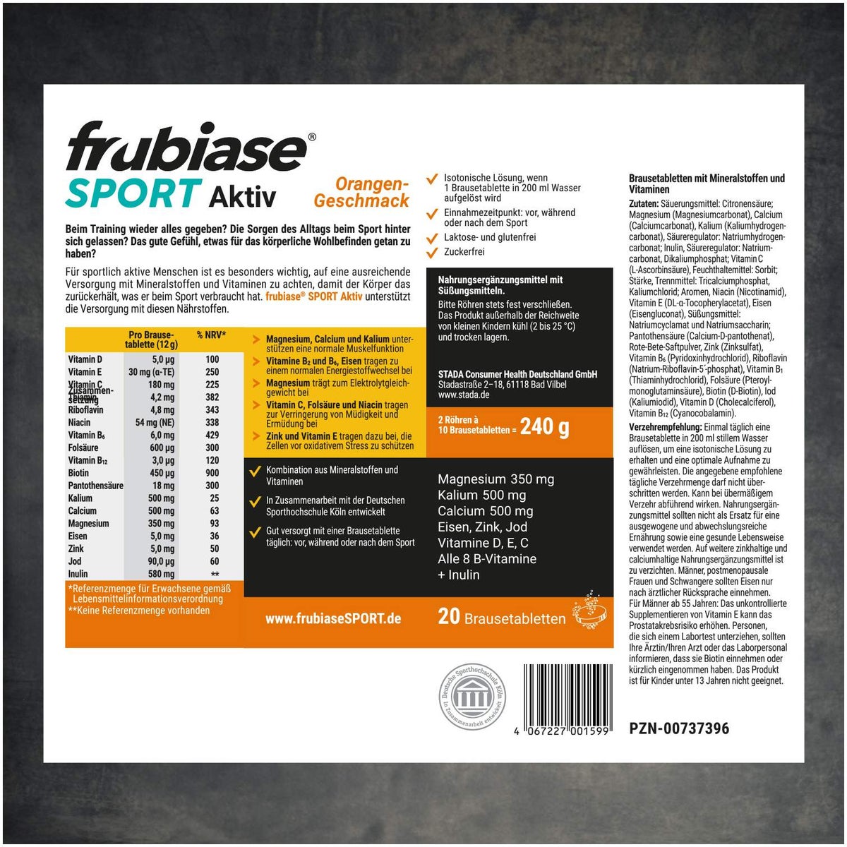 Frubiase Sport 20 Brausetabletten