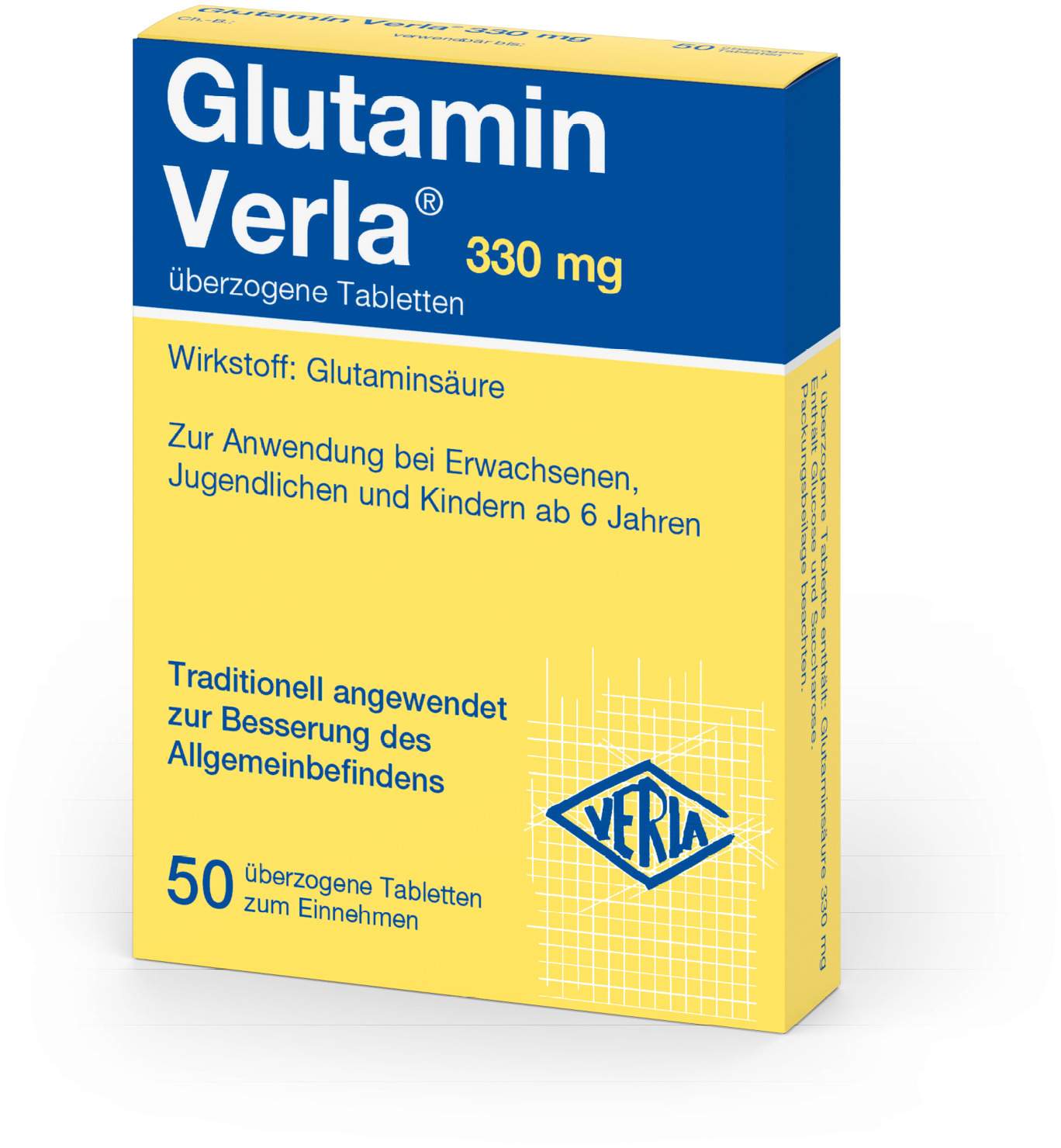 Glutamin Verla Dragees 50 Überzogene Tabletten