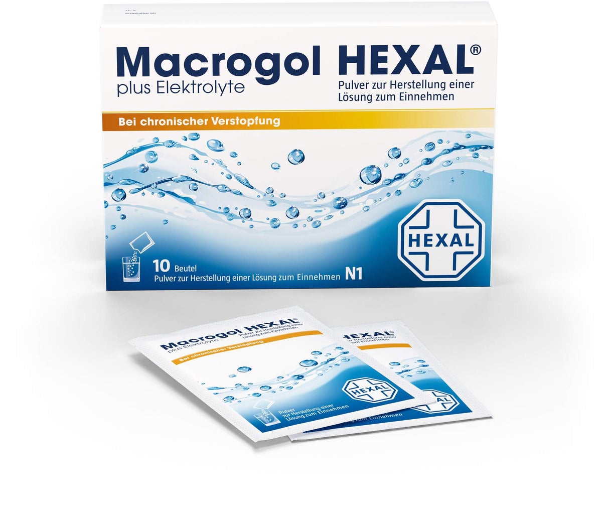 Macrogol Hexal Plus Elektrolyte 10 Beutel