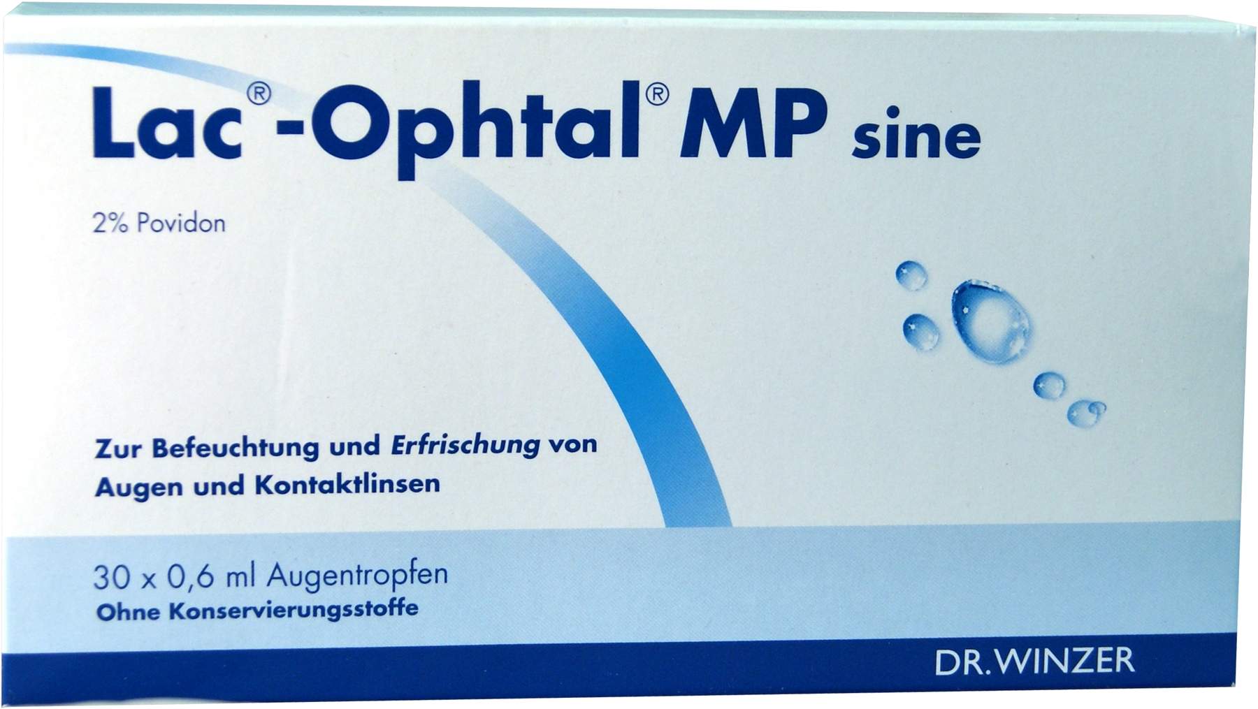 Lac Ophtal Mp Sine 30 X 0,6 ml Augentropfen