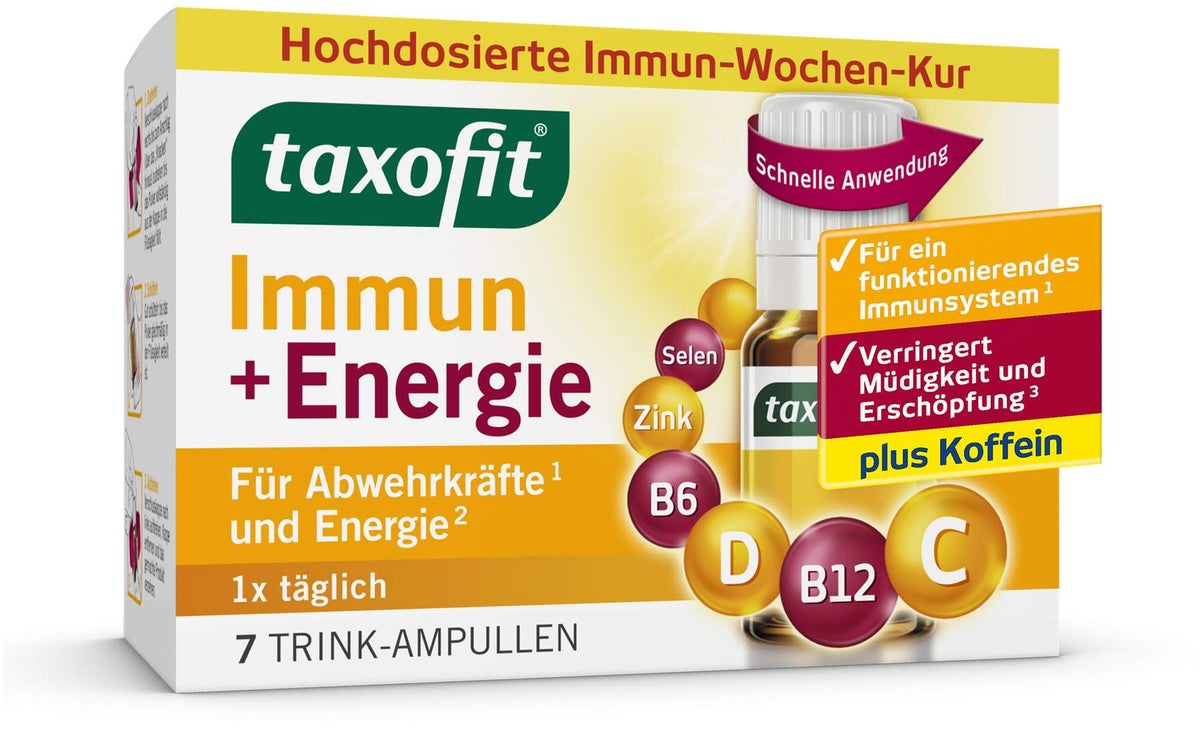 Taxofit Immun & Energie 7 Trinkampullen