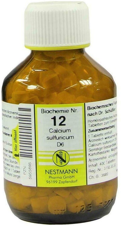 Biochemie 12 Calcium Sulfuricum D 6 400 Tabletten