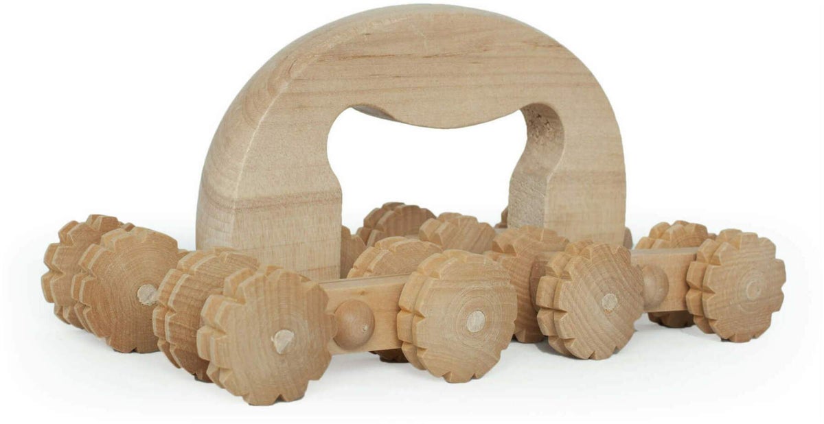 Massageroller Holz Mit Bügel+8 Achsen 1 Stück