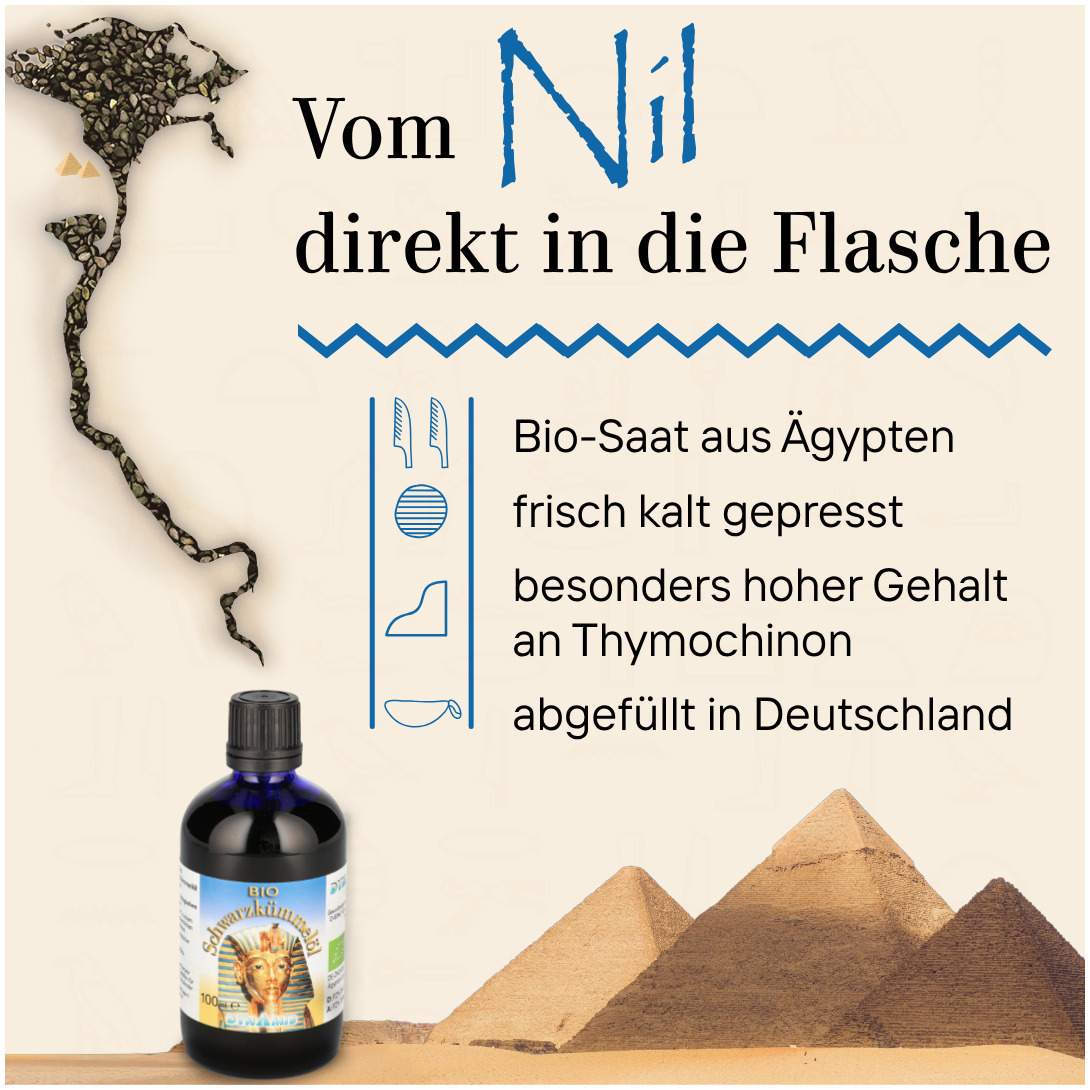 Schwarzkümmel Bio Ägypt.Öl 100 ml