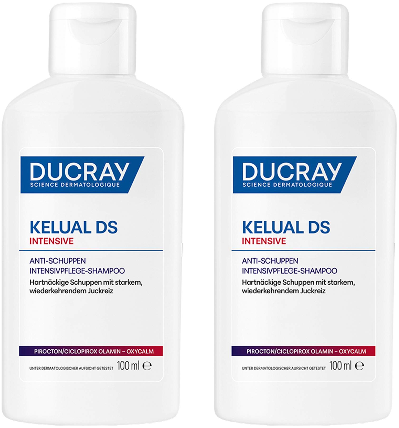 Ducray Kelual DS intensives Anti-Schuppen Intensivpflege-Shampoo 2 x 100 ml