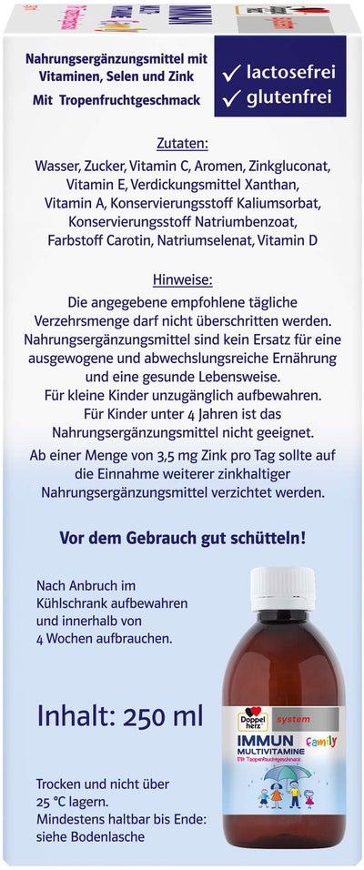 Doppelherz System Immun Family Multivitamine 250 ml