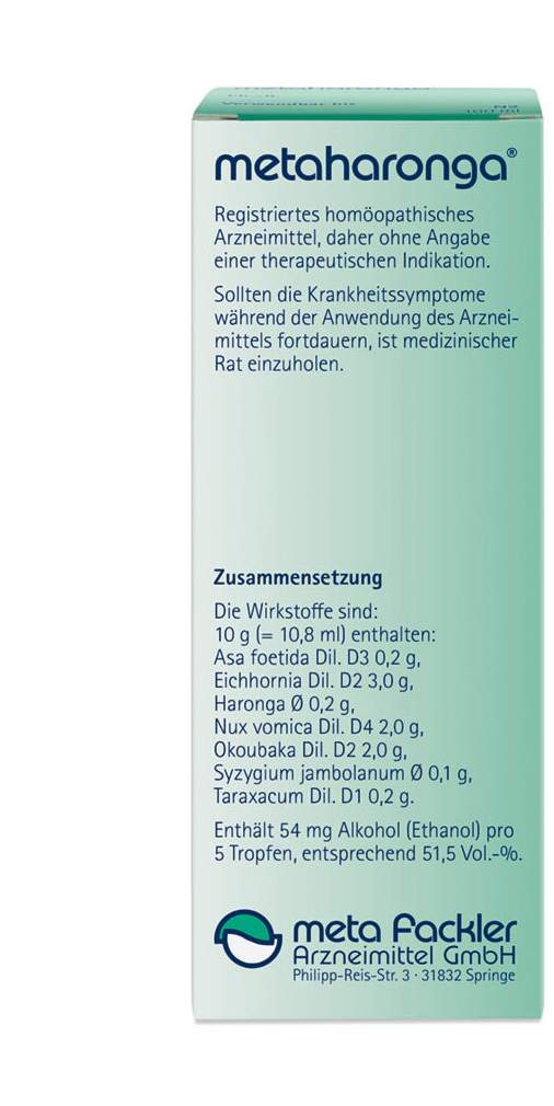 Metaharonga Tropfen 100 ml Mischung