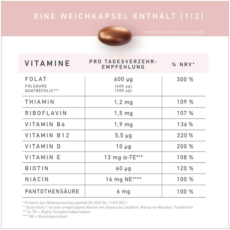 Velnatal Babyplanung 90 Weichkapseln
