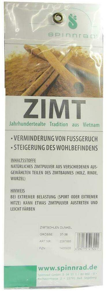 Zimtsohlen Dunkel 37-38