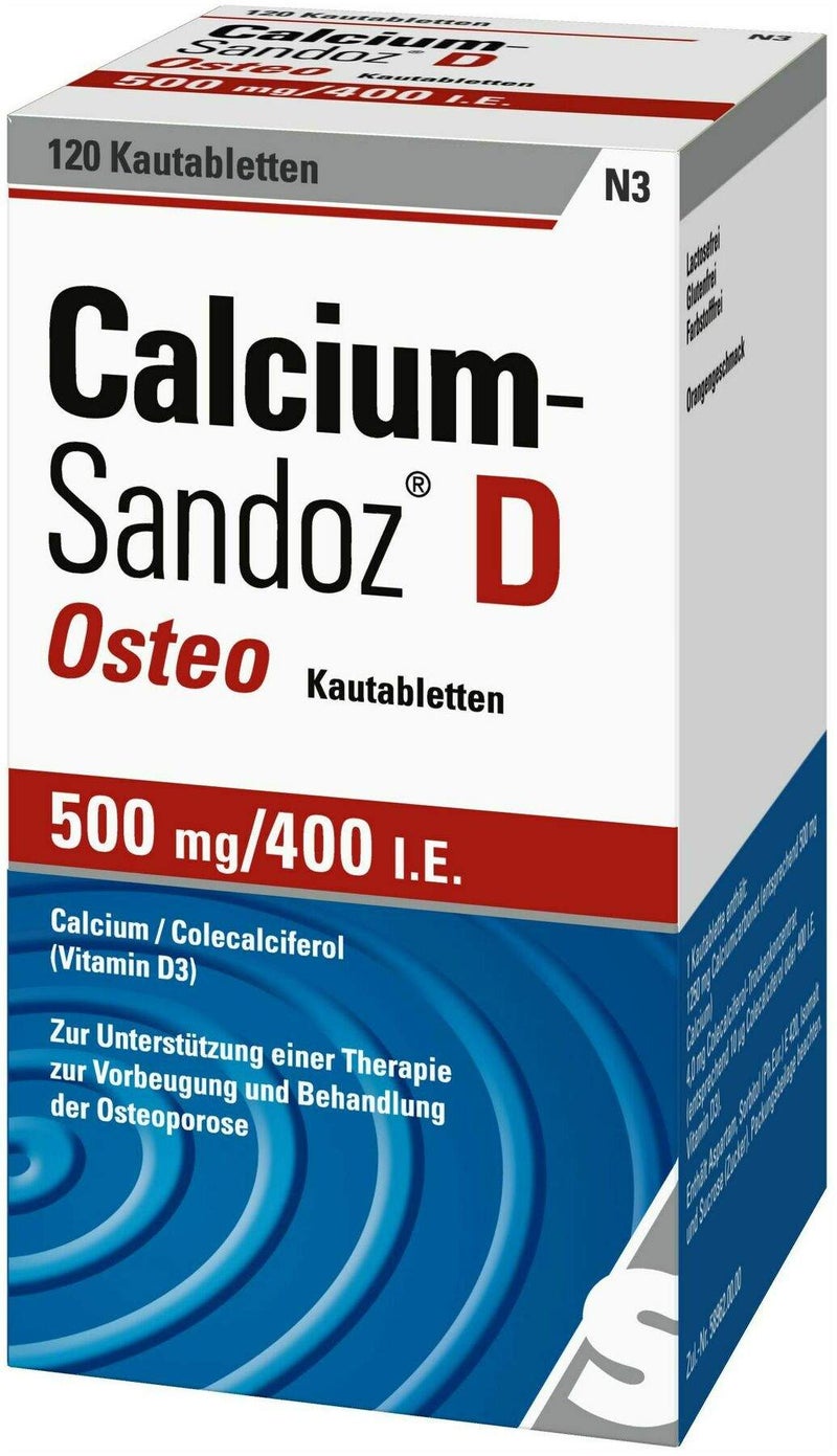 Calcium Sandoz D Osteo 120 Kautabletten