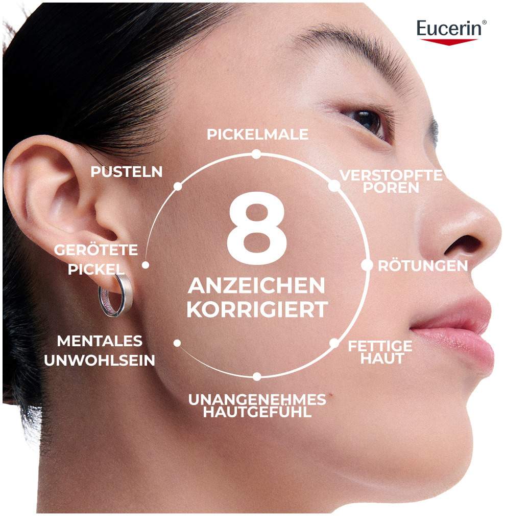 Eucerin DermoPure Clinical Probiom8 Routine-Set 1 Stück + gratis Eucerin Sun Gel - Creme Oil Control 20 ml