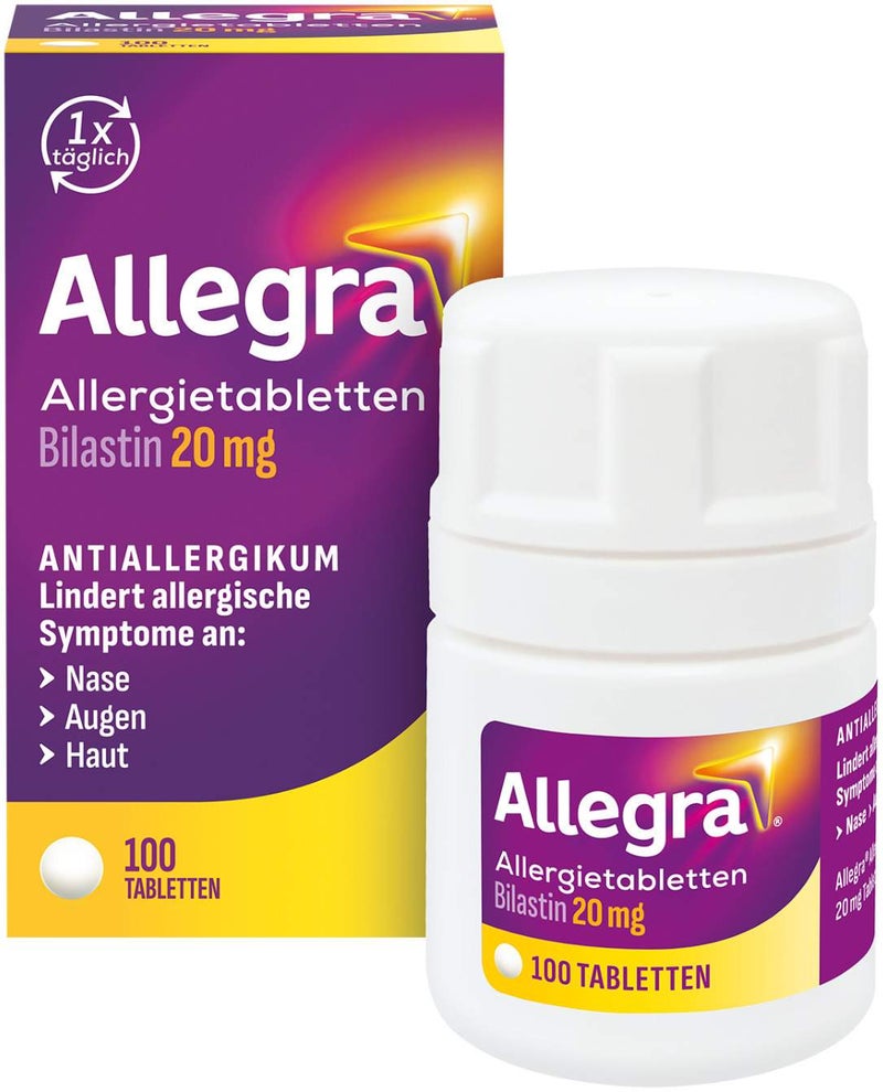 Allegra Allergietabletten 20 mg 100 Tabletten Dose