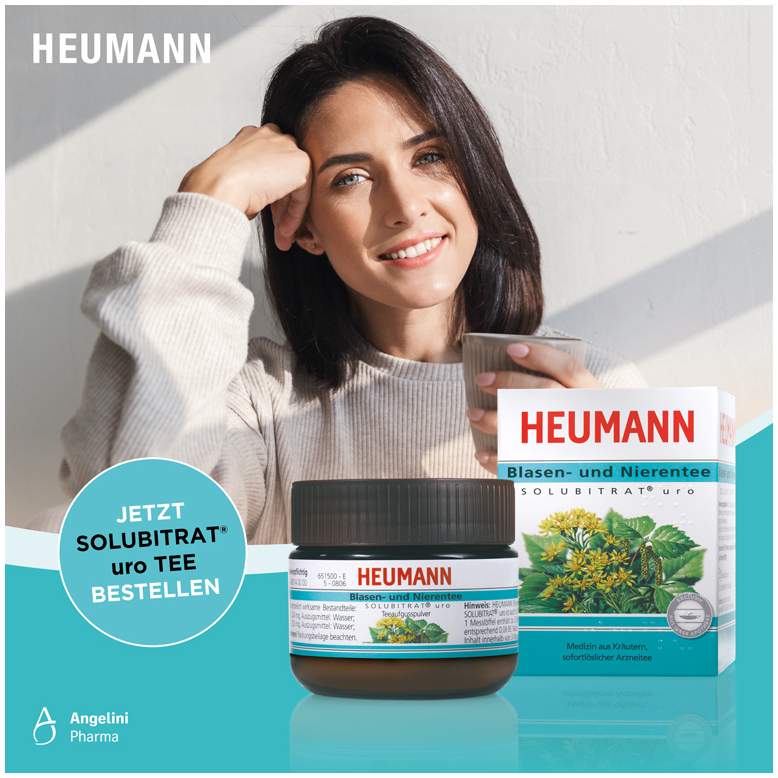 Heumann Blasen und Nierentee Solubritat uro 60 g Instanttee
