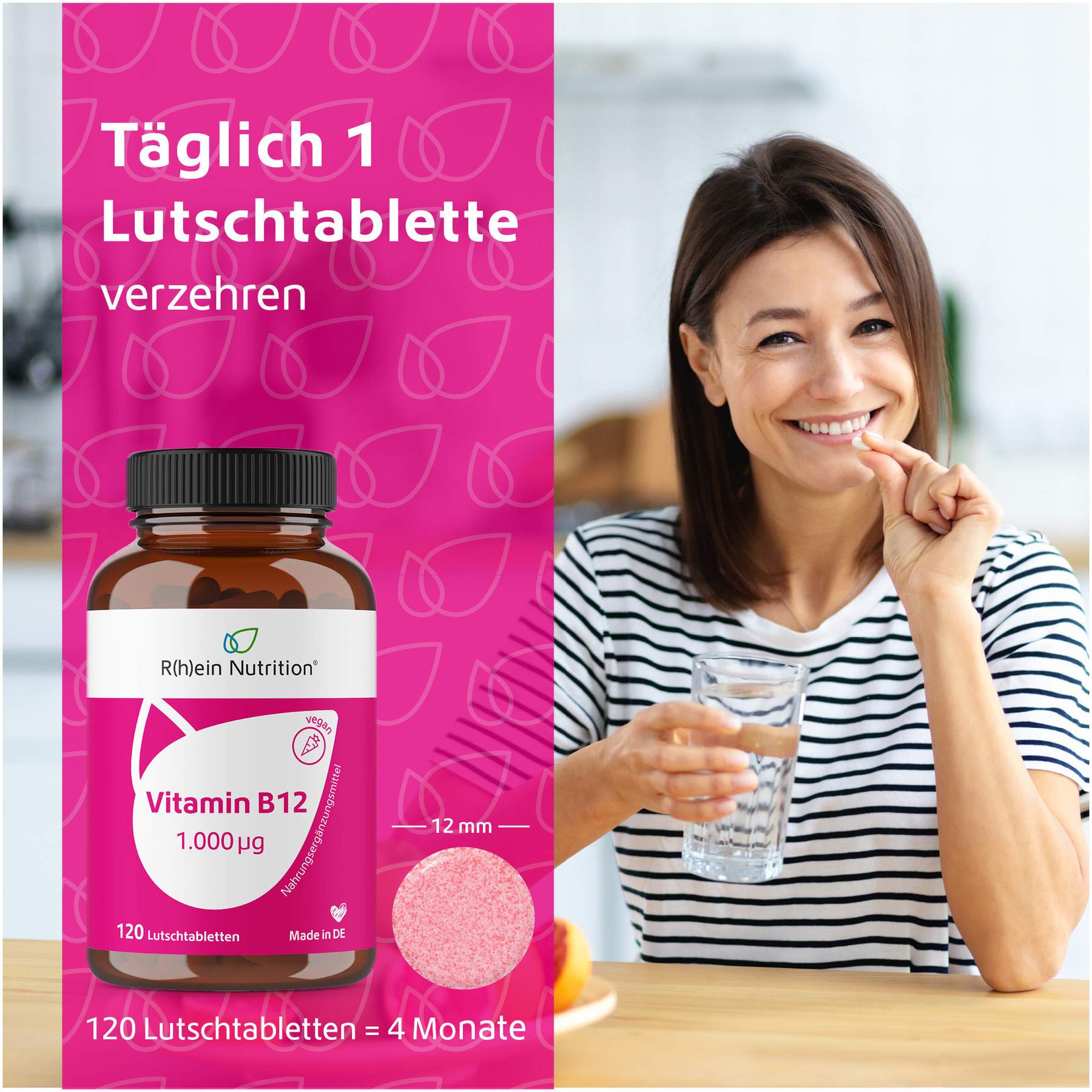 Vitamin B12 120 Lutschtablettenabletten Vegan