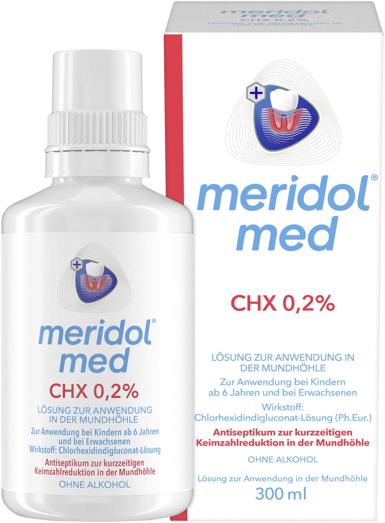 Meridol med CHX 0,2% 300 ml Lösung
