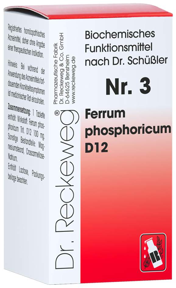 Biochemie 3 Ferrum Phosphoricum D 12 Tabletten
