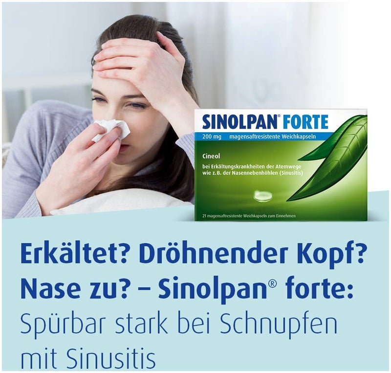 Sinolpan forte 200 mg 50 magensaftresistente Weichkapseln