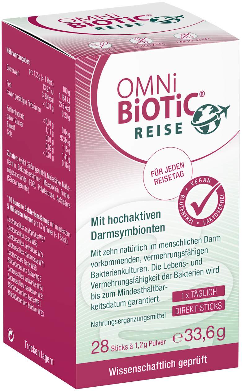 Omni Biotic Reise Pulver Stick 28 X 1,2 G